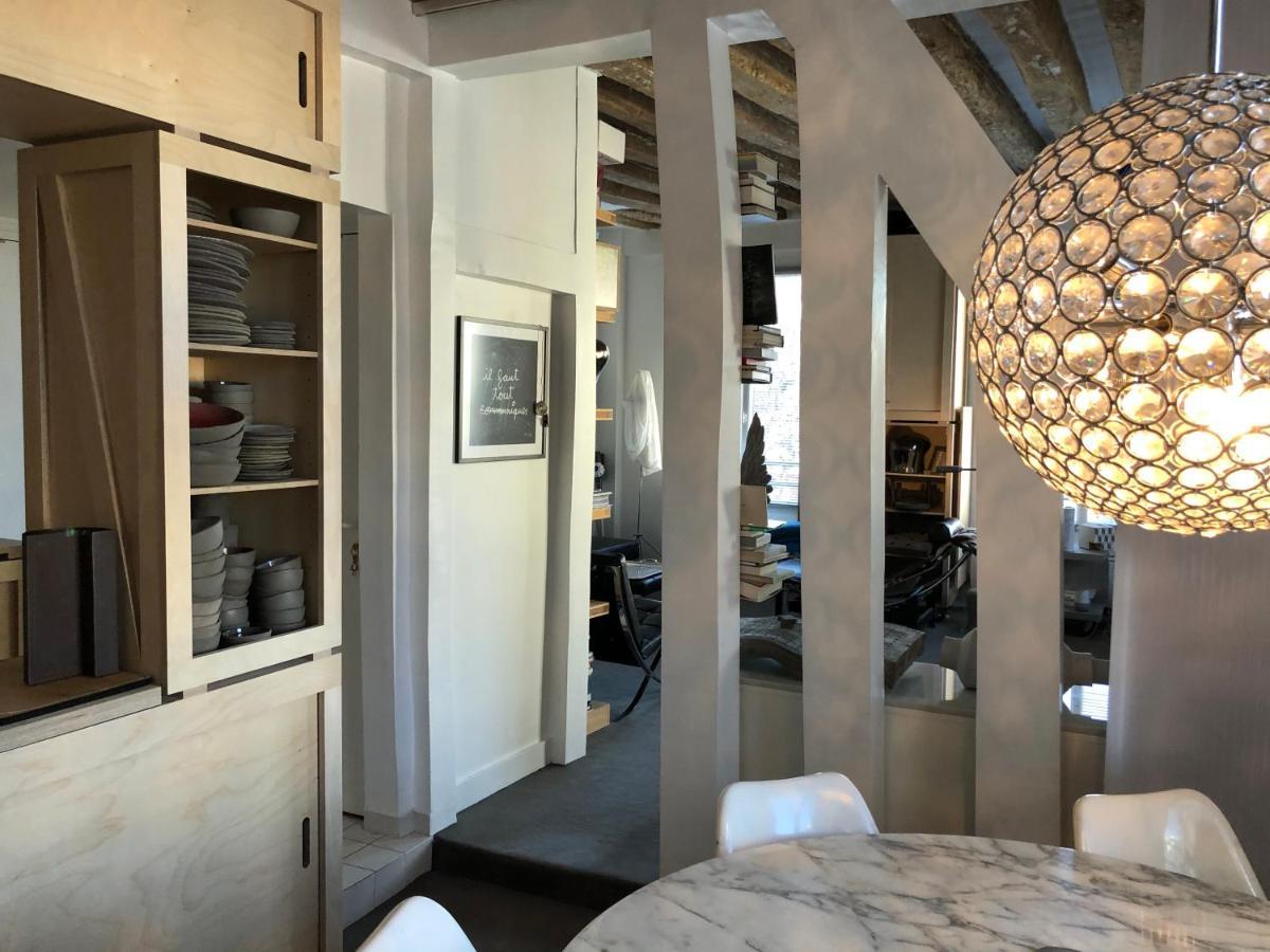 Duplex Top Central Marais Париж Экстерьер фото